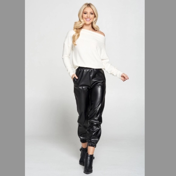 Renee C. Ivory Knit Off the Shoulder Top - Picture 2 of 4